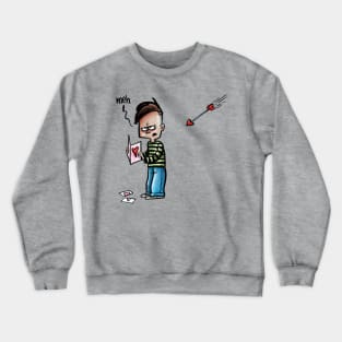 Valentines Meh Crewneck Sweatshirt